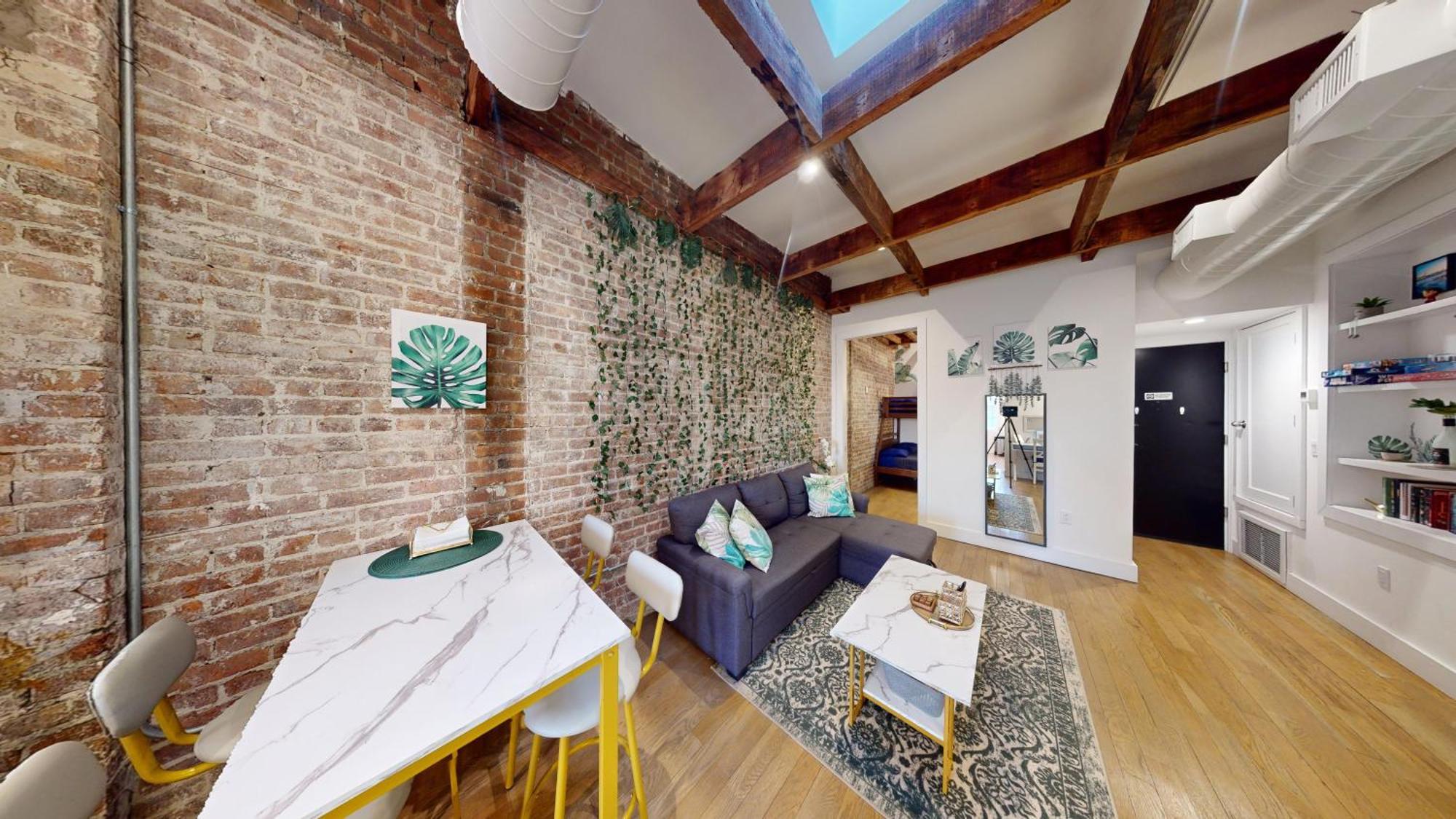 Chic Penthouse 15 Minutes From Nyc - Bus Stop At Doorstep 霍博肯 外观 照片