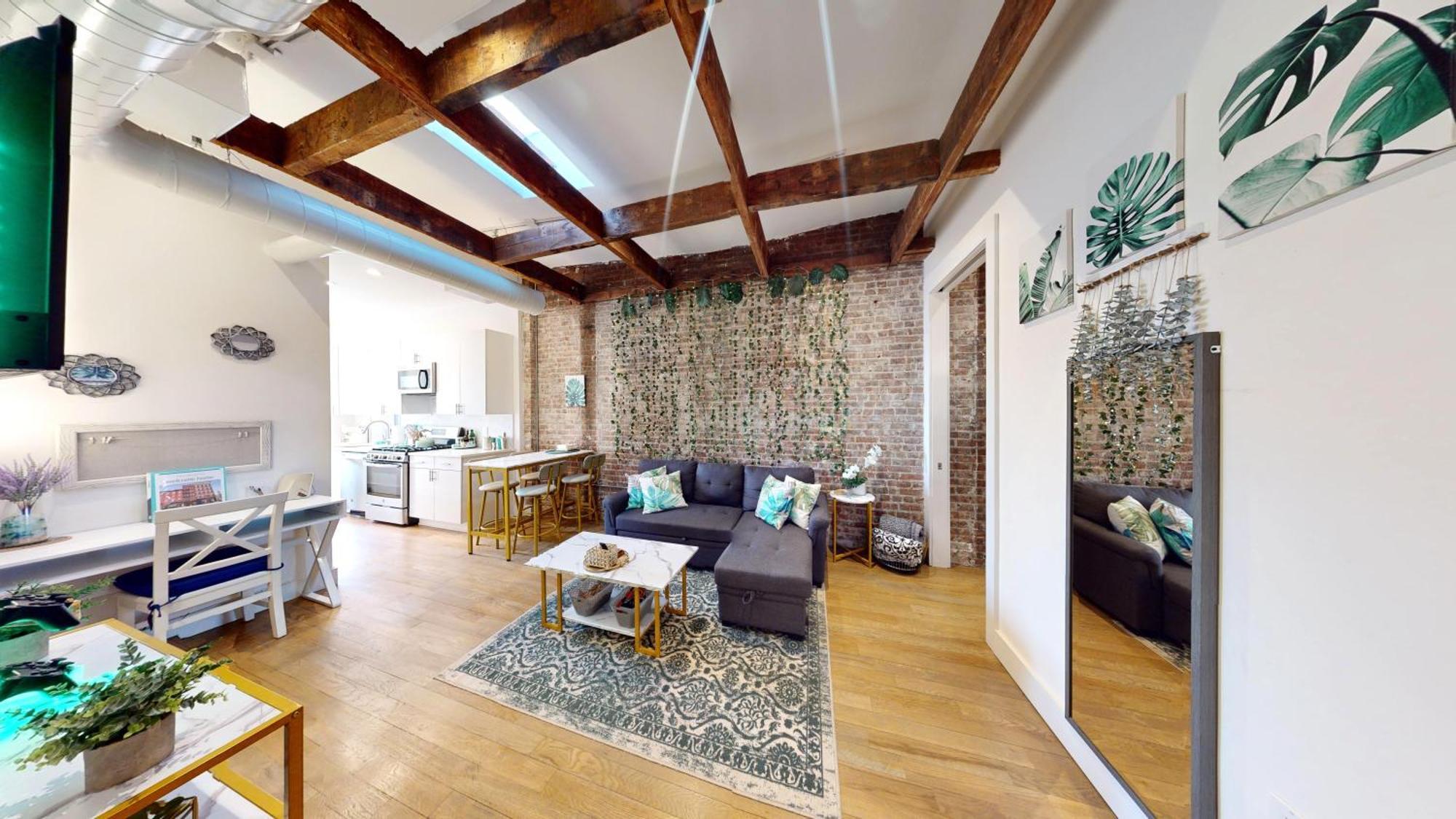 Chic Penthouse 15 Minutes From Nyc - Bus Stop At Doorstep 霍博肯 外观 照片