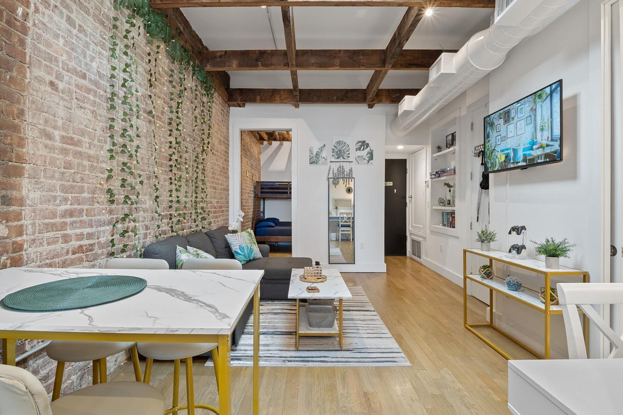 Chic Penthouse 15 Minutes From Nyc - Bus Stop At Doorstep 霍博肯 外观 照片